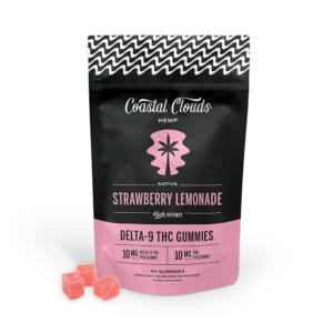 Strawberry Lemonade Delta-9 Gummies | 200mg THC + 200mg CBG