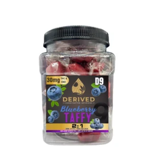 Blueberry Taffy 2:1 Blend | 30mg THC