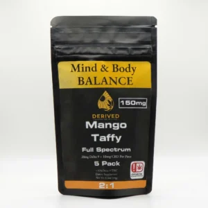 Mango Taffy 2:1 Blend 5-Count | 150mg THC