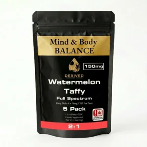 Watermelon Taffy 2:1 Blend 5-Count | 150mg THC