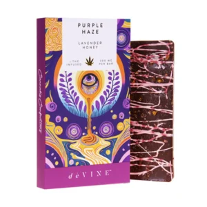 Purple Haze Lavender Honey Chocolate Bar