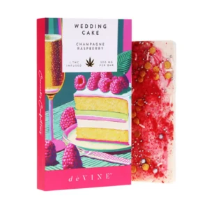 Wedding Cake Champagne Raspberry Chocolate Bar