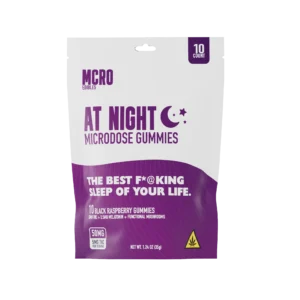 At Night Delta-9 Gummies | 10 Count | 50mg THC + 25mg Melatonin