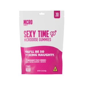 Sexy Time Delta-9 Gummies | 10 Count | 25mg THC + 20,000mg Intimacy Blend
